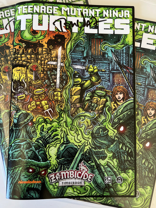 SDCC 2024-CMON TMNT Zombicide Timecrash Exclusive SIGNED