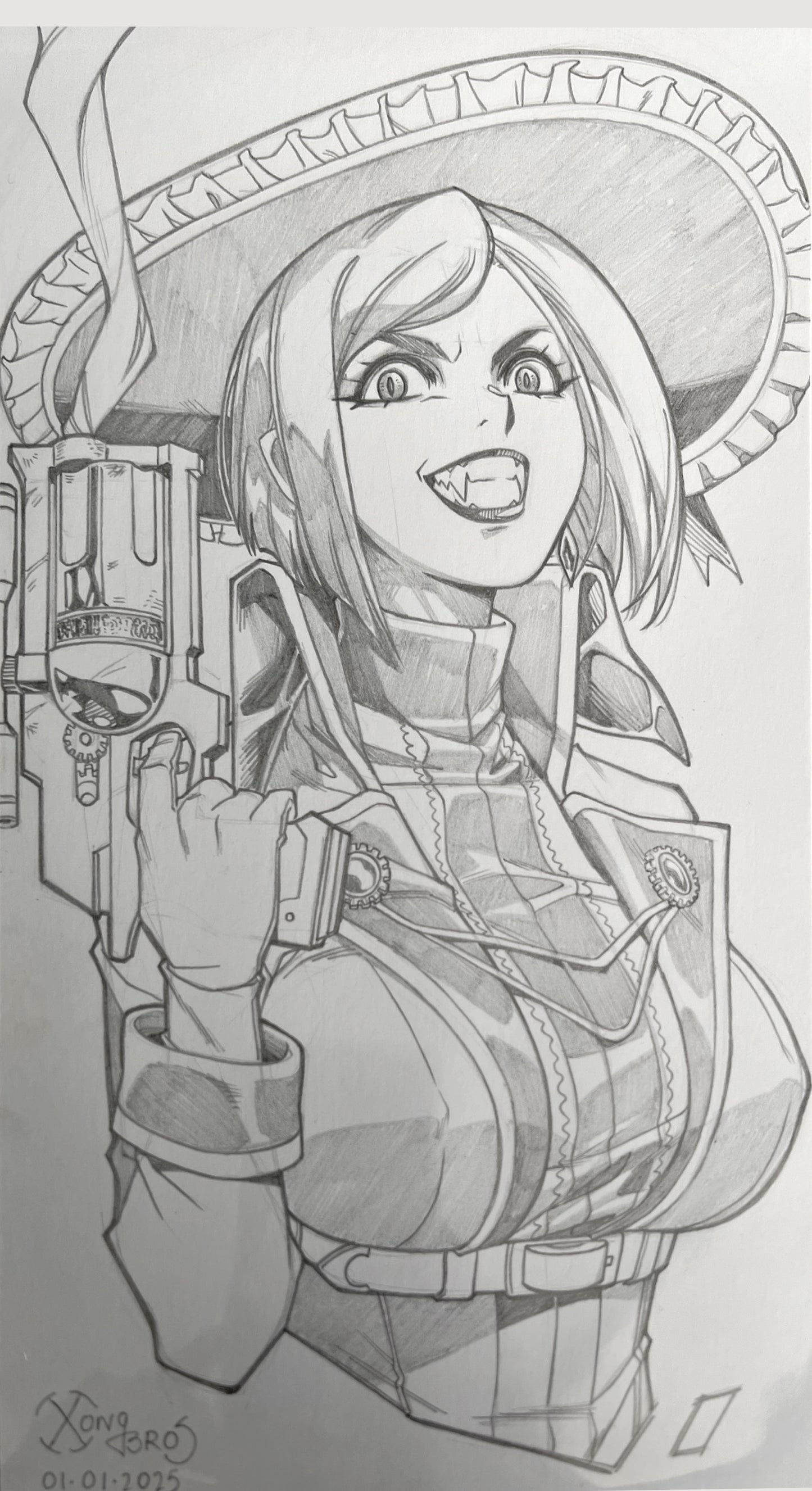 Xong Bros Original - Sketch Card Lucy A