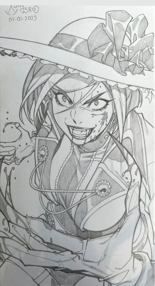 Xong Bros Original - Sketch Card Lucy B