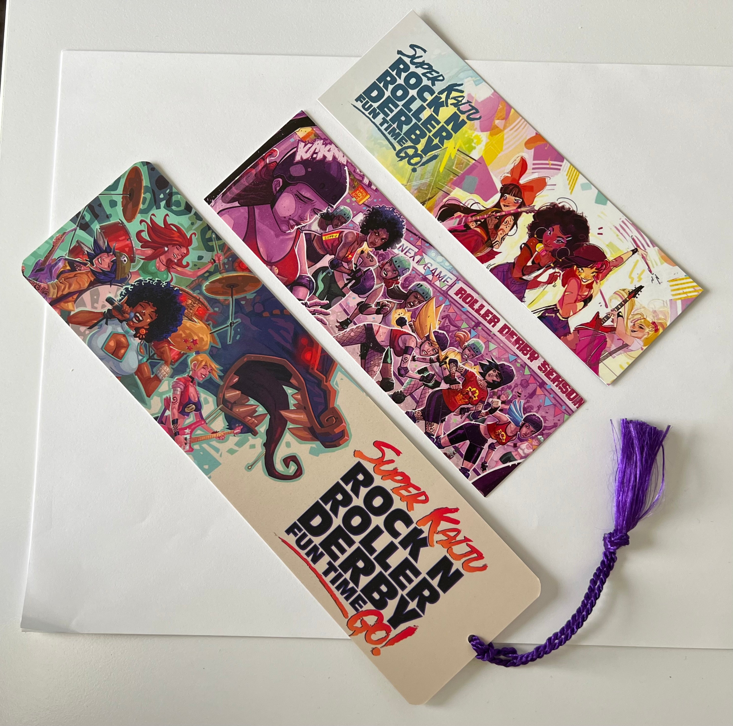 New Bookmarks arrived and they are much fancier now. I am satisfied ...